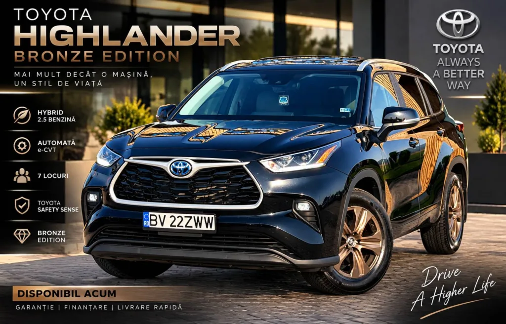 TOYOTA HIGHLANDER BRONZE EDITION